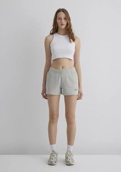 MAVİ ÖRME ŞORT KADIN ÖRME ŞORT