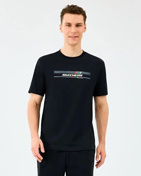 SKECHERS M LIGHT FABRIC ERKEK T-SHIRT