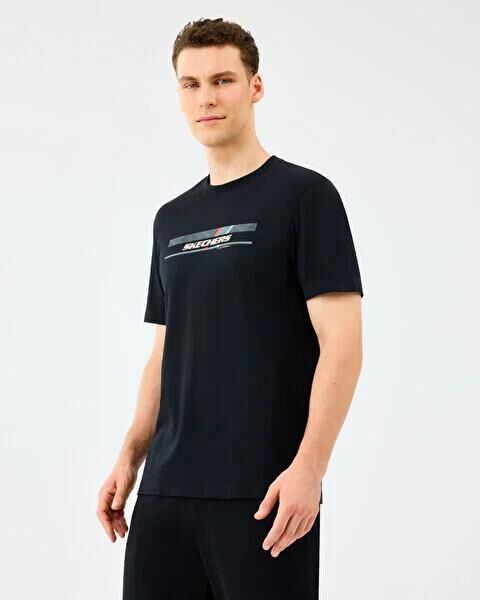 SKECHERS M LIGHT FABRIC ERKEK T-SHIRT