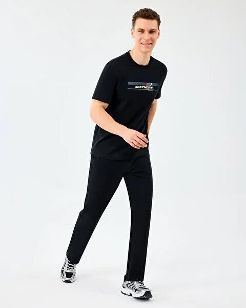 SKECHERS M LIGHT FABRIC ERKEK T-SHIRT
