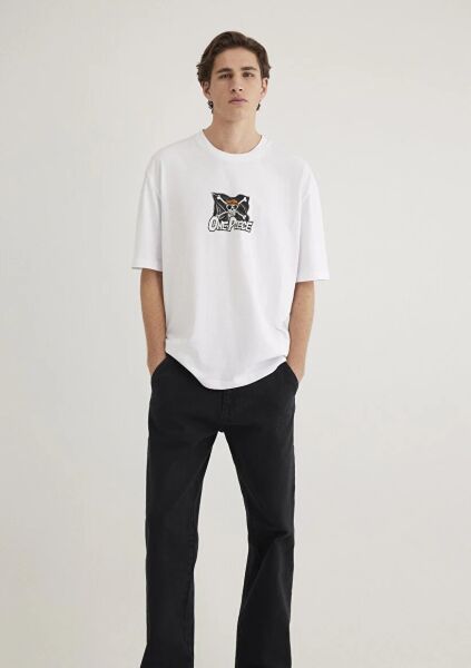 MAVİ ONE PIECE TİŞÖRT ERKEK PROJE, LİSANS T-SHIRT