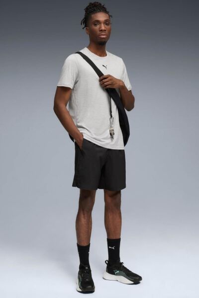 PUMA ESSENTIALS HEATHER CAT TEE ERKEK T-SHIRT