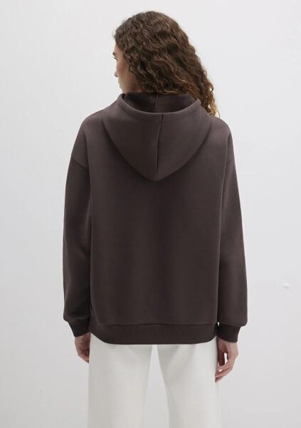 MAVİ LOGO KAPÜŞONLU SWEATSHIRT KADIN KAPÜŞONLU SWEATSHIRT