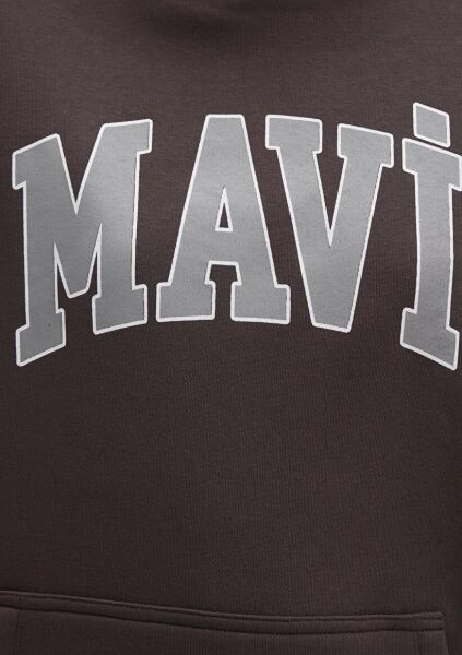 MAVİ  LOGO KAPÜŞONLU SWEATSHIRT KADIN SWEATSHIRT