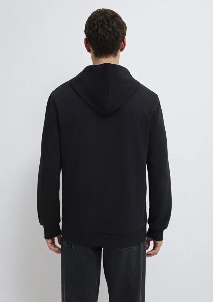 MAVİ KAPÜŞONLU FULL ZIP ERKEK KAPÜŞONLU SWEATSHIRT