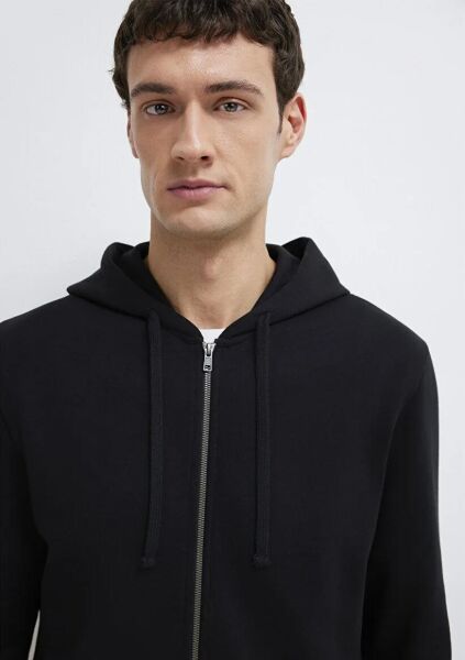 MAVİ KAPÜŞONLU FULL ZIP ERKEK KAPÜŞONLU SWEATSHIRT