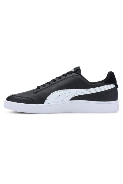 PUMA SHUFFLE- BLACK- WHİTE-GOLD UNISEX MODA AYAKKABI