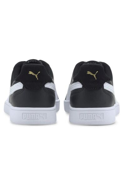PUMA SHUFFLE- BLACK- WHİTE-GOLD UNISEX MODA AYAKKABI