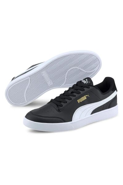 PUMA PUMA SHUFFLE-PUMA BLACK-PUMA WHİTE-GOLD UNISEX SNEAKER