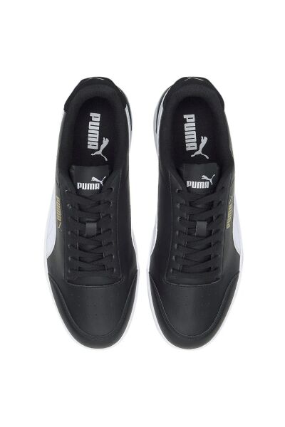 PUMA PUMA SHUFFLE-PUMA BLACK-PUMA WHİTE-GOLD UNISEX SNEAKER