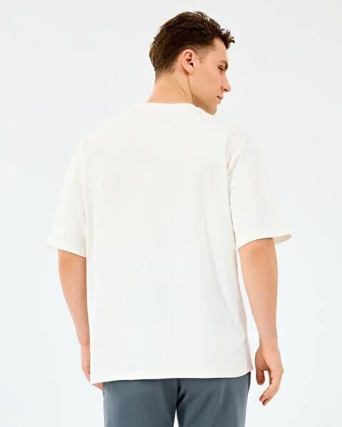 SKECHERS M HEAVY FABRIC T-SHIRT ERKEK T-SHIRT