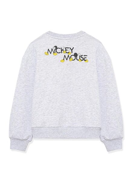 MAVİ MICKEY BASKILI KIZ ÇOCUK 0 YAKA SWEATSHIRT