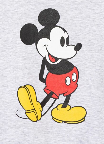 MAVİ MICKEY BASKILI KIZ ÇOCUK 0 YAKA SWEATSHIRT