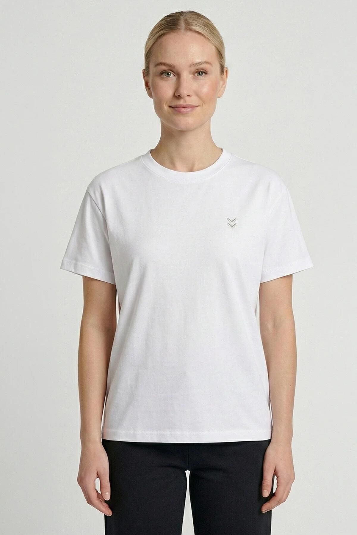 HUMMEL HML-T-HMLPULSE FEMALE CO REGULAR W T-SHIRT KADIN KISA KOL T-SHIRT