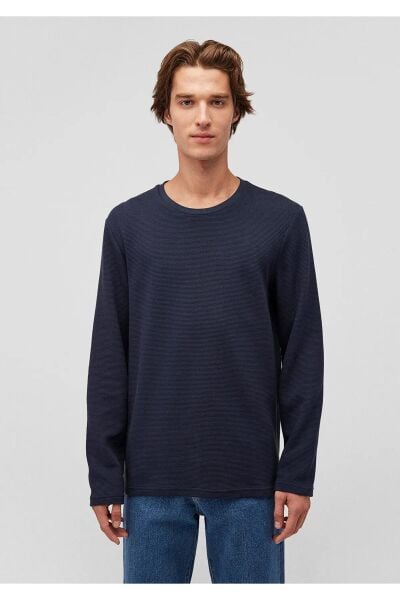 MAVİ UZUN KOL PENYE ERKEK KISA KOL T-SHIRT