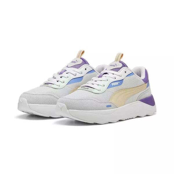 PUMA RUNTAMED PLATFORM-SİLVER MİST-CASHEW-WHİTE KADIN SNEAKER