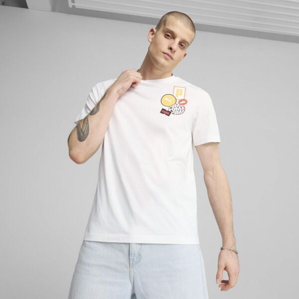 PUMA GRAPHICS ICON TEE UNISEX KISA KOL T-SHIRT