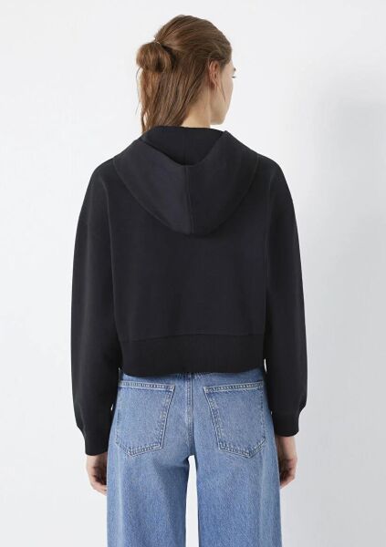 MAVİ FERMUARLI KADIN SWEATSHIRT