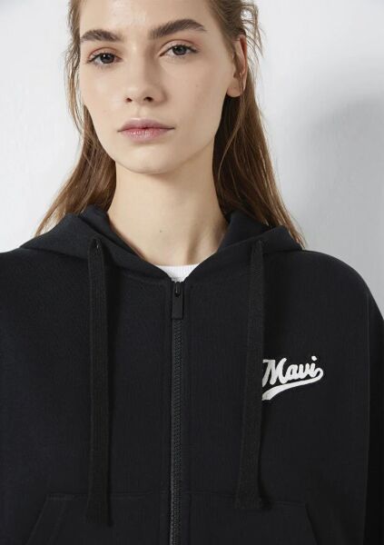 MAVİ FERMUARLI KADIN SWEATSHIRT