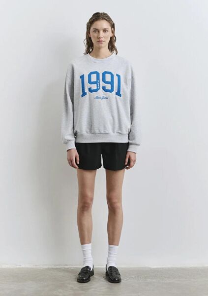 MAVİ BİSİKLET YAKA SWEATSHIRT KADIN SWEATSHIRT