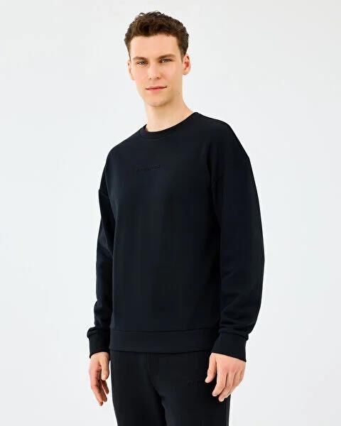 SKECHERS M ESSENTIAL CREWNECK SWEATSHIRT ERKEK SWEATSHIRT