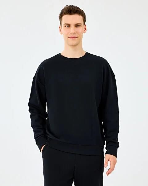 SKECHERS M ESSENTIAL CREWNECK SWEATSHIRT ERKEK SWEATSHIRT