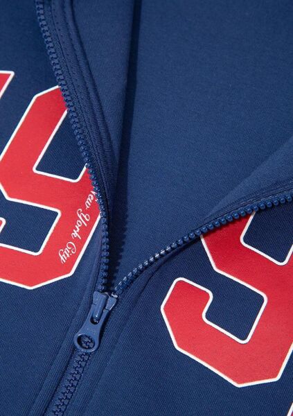 MAVİ 1991 BASKILI FERMUARLI SWEATSHIRT KIZ ÇOCUKS KAPÜŞONLU CEKET