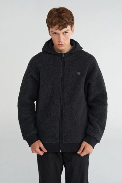 HUMMEL HMLROVE SHERPA ZIP HOODIE ERKEK CEKET