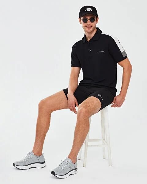 SKECHERS M COLORBLOCK POLO T-SHİRT ERKEK KISA KOL T-SHIRT