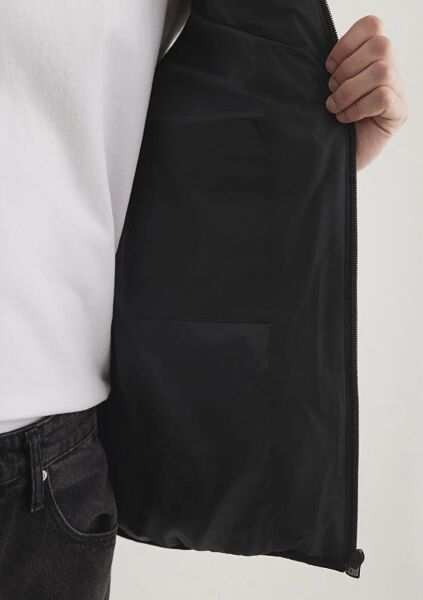 MAVİ KAPÜŞONLU ERKEK YELEK