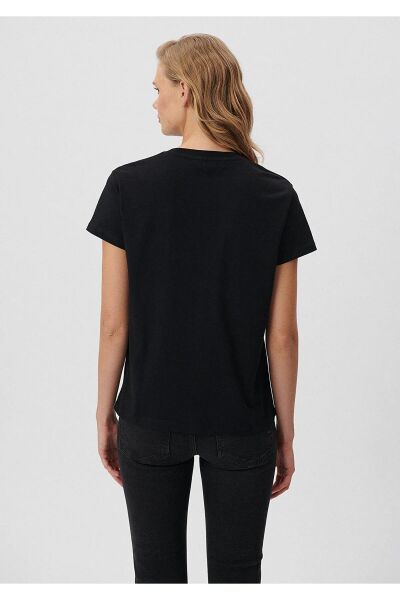 MAVİ YUVARLAK YAKA TİŞÖRT KADIN BASIC, SEMI BASIC