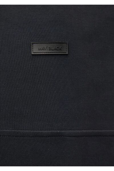 MAVİ KAPÜŞONLU FERMUARLI SWEATSHIRT ERKEK SWEATSHIRT