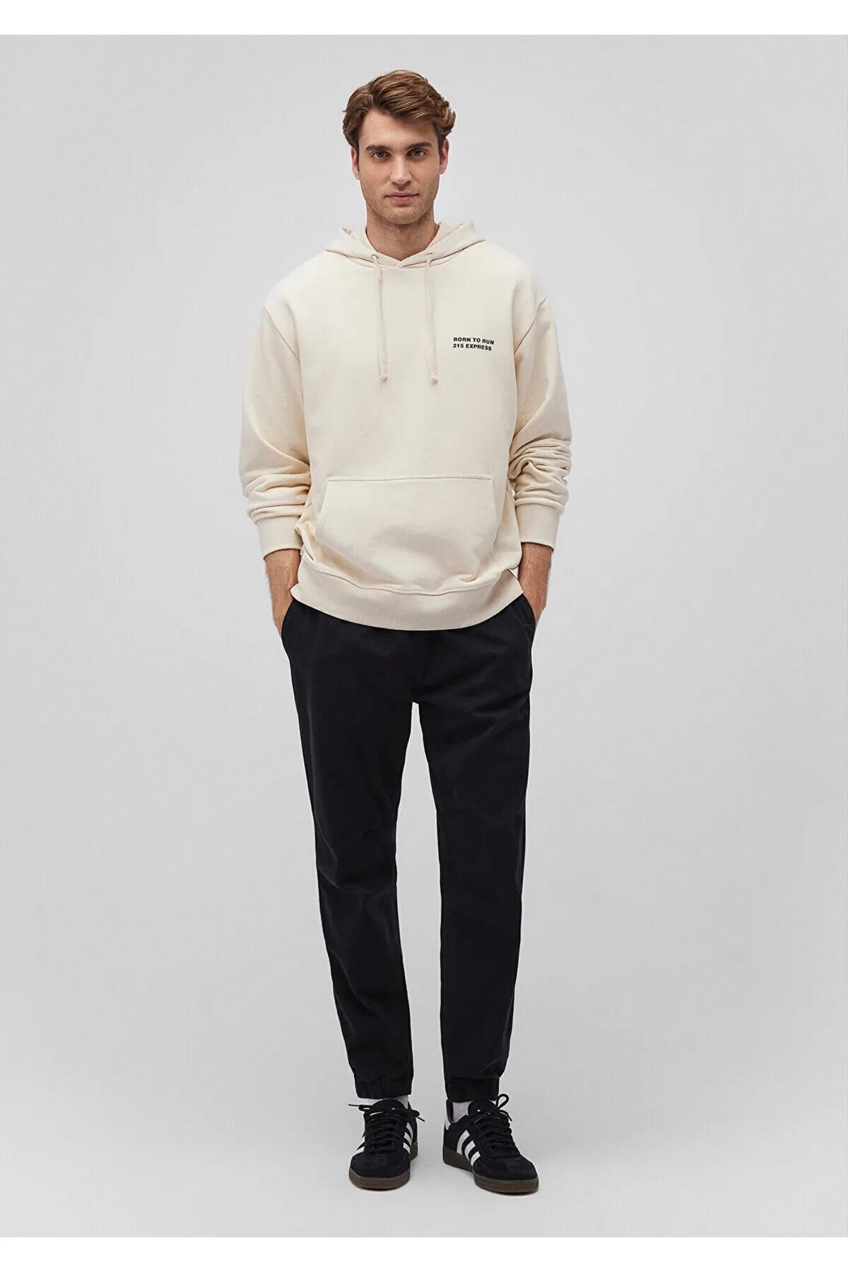 MAVİ BELİ LASTİKLİ ERKEK JOGGER PANTOLON