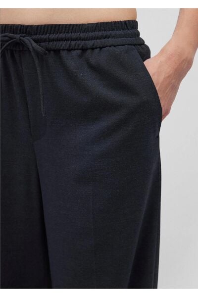 MAVİ DOKUMA PANTOLON KADIN DOKUMA PANTOLON