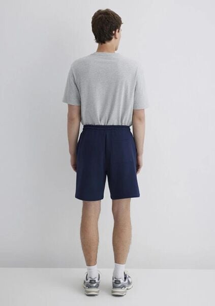 MAVİ ERKEK BASKILI ŞORT