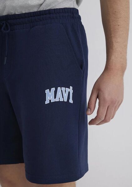 MAVİ ERKEK BASKILI ŞORT