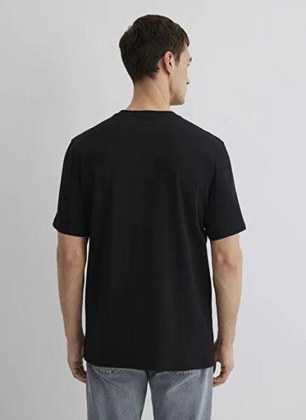 MAVİ BASKILI ERKEK T-SHIRT