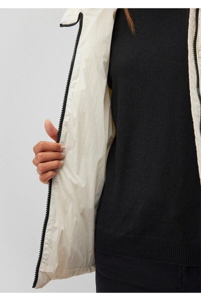 MAVİ KAPÜŞONLU CEKET KADIN CEKET