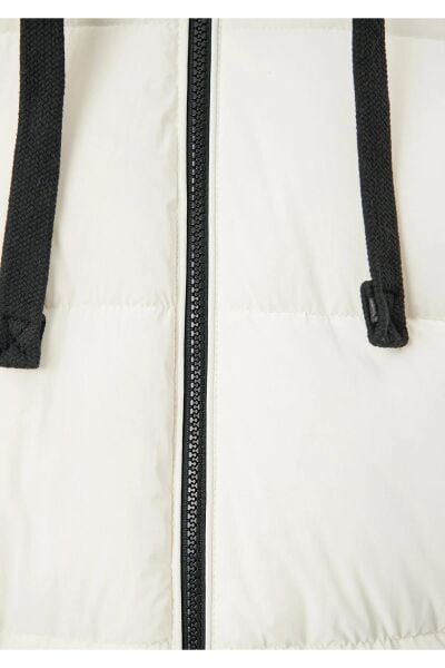 MAVİ KAPÜŞONLU CEKET KADIN CEKET