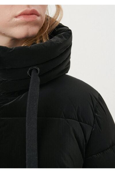 MAVİ KAPÜŞONLU CEKET KADIN CEKET