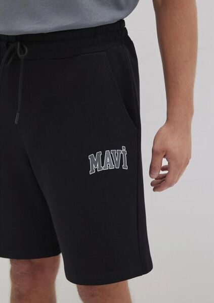 MAVİ ERKEK BASKILI ŞORT