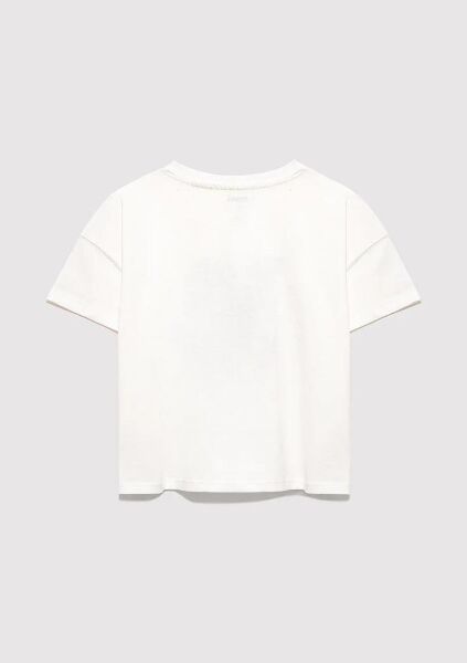 MAVİ M MAVİ BASKILI KIZ ÇOCUK LOGO T-SHIRT