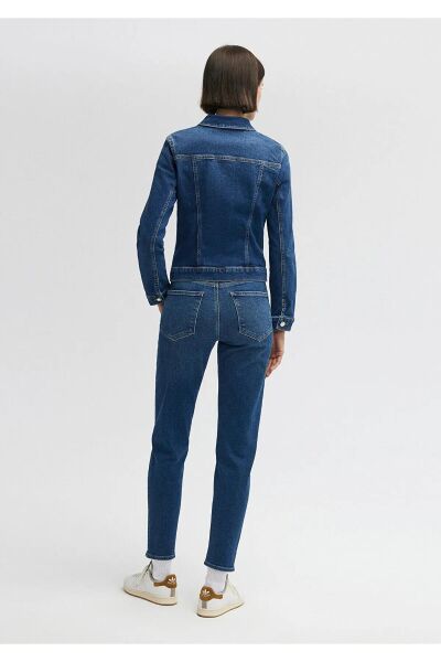 MAVİ DAISY DARK BRUSHED STR KADIN DENIM CEKET