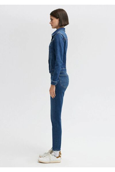 MAVİ DAISY DARK BRUSHED STR KADIN DENIM CEKET
