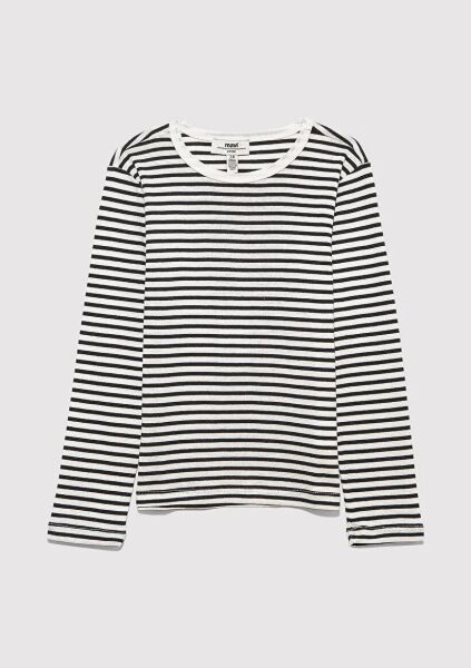 MAVİ ÇİZGİLİ UK TİŞÖRT KIZ ÇOCUK BASIC, SEMI BASIC