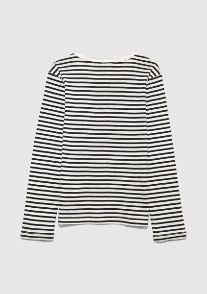 MAVİ ÇİZGİLİ UK TİŞÖRT KIZ ÇOCUK BASIC, SEMI BASIC