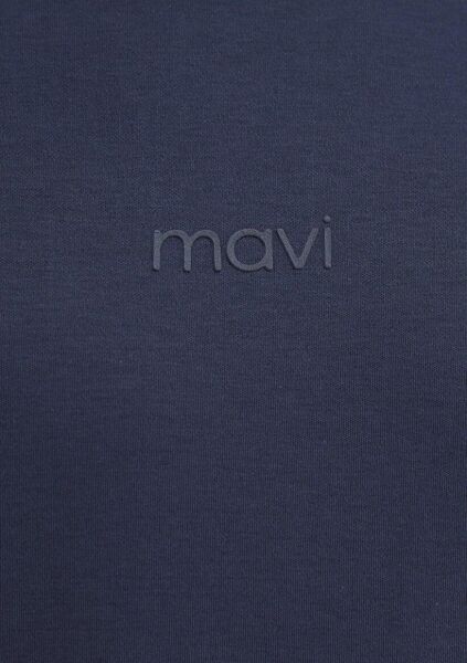 MAVİ BASKILI ERKEK LOGO T-SHIRT