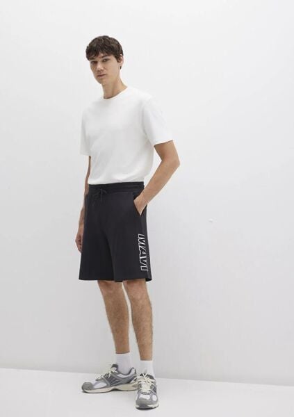 MAVİ ERKEK BASKILI ŞORT