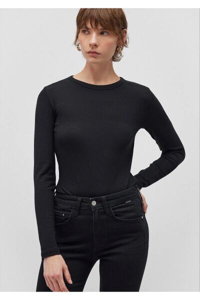 MAVİ UZUN KOLLU BASIC KADIN BASIC, SEMI BASIC