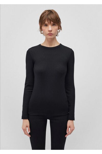 MAVİ UZUN KOLLU BASIC KADIN BASIC, SEMI BASIC